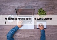 免费的seo优化有哪些（什么叫SEO优化）