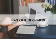 seo优化实操（优化seo教程）