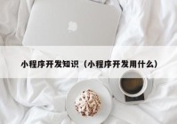 小程序开发知识（小程序开发用什么）