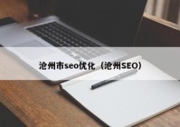 沧州市seo优化（沧州SEO）