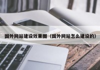 国外网站建设效果图（国外网站怎么建设的）