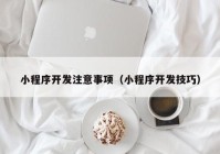 小程序开发注意事项（小程序开发技巧）