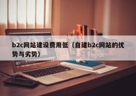 b2c网站建设费用低（自建b2c网站的优势与劣势）