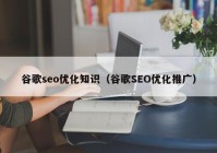 谷歌seo优化知识（谷歌SEO优化推广）