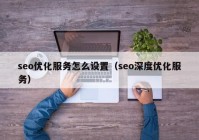 seo优化服务怎么设置（seo深度优化服务）