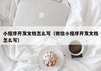 小程序开发文档怎么写（微信小程序开发文档怎么写）