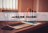 seo优化范畴（SEO范畴）