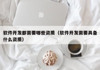 软件开发都需要哪些资质（软件开发需要具备什么资质）